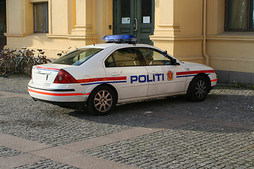 Image showing Norwegian Police Car