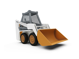 Image showing Construction truck isolated view