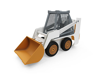 Image showing Construction truck isolated view