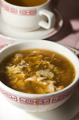 Image showing chinese hot and sour soup
