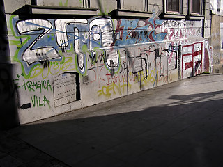 Image showing Graffiti Wall