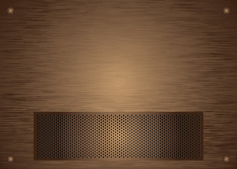 Image showing brushed bronze grill