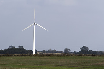 Image showing Windmill on field