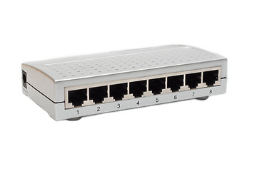 Image showing Eight port switch