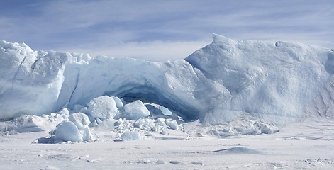 Image showing Icebergs on Antarctica