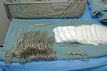 Image showing Surgery Instruments Setup