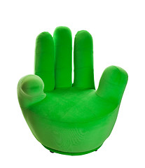 Image showing Green Hand Chair