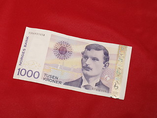 Image showing norwegian 100 kroner