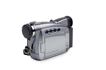 Image showing Camcorder isolated on white