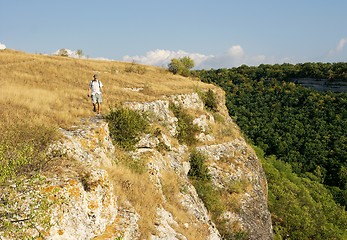 Image showing Hiking