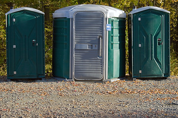 Image showing Porta Potties