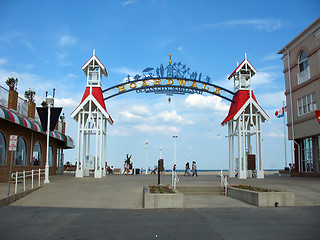 Image showing ocean city boardwalk 