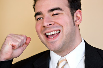 Image showing Happy Business Man