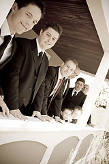 Image showing Wedding Party Groomsmen