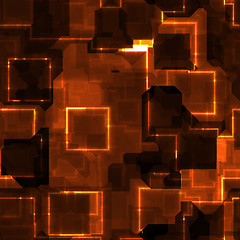 Image showing glowing geometrics