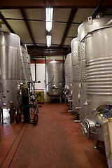 Image showing Wine Storage Tanks