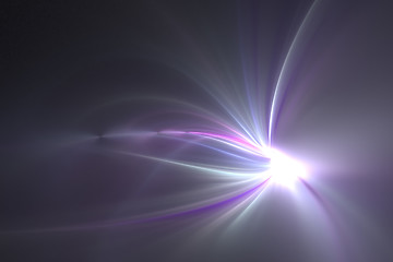 Image showing Glowing Fractal Layout