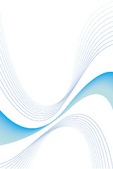 Image showing Abstract Blue Swirls