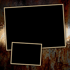Image showing Grungy Rusted Page Template