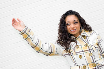 Image showing Hailing a Taxi Cab