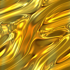 Image showing Molten Gold Texture