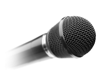 Image showing black microphone