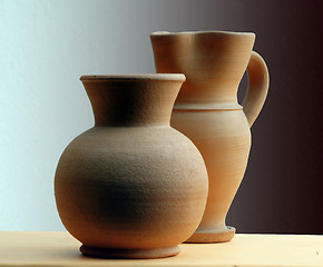 Image showing terracotta vases