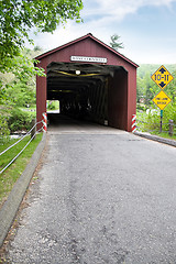 Image showing Historic Covered Bridge