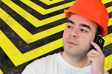 Image showing Highway Construction Worker