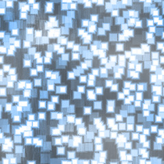 Image showing Funky Blue Squares Pattern