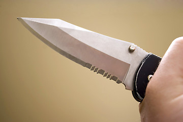 Image showing Criminal with a Knife