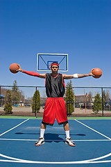 Image showing Confident Basketball Player