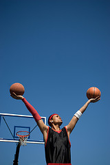 Image showing Confident Basketball Player