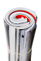 Image showing Rolled Up Magazines