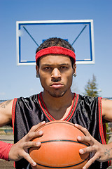 Image showing Confident Basketball Player