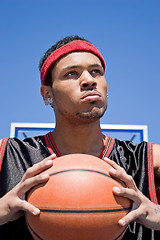 Image showing Confident Basketball Player