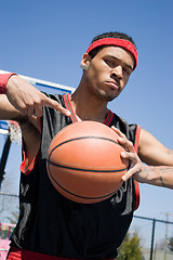 Image showing Confident Basketball Player