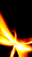 Image showing Fiery Abstract Layout