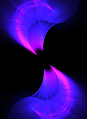 Image showing Purple Fractal Twirl