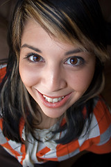 Image showing Smiling Young Spanish Woman