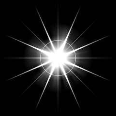 Image showing Bursting Lens Flare