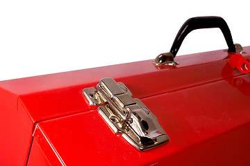 Image showing Closeup Detail of a Closed Toolbox