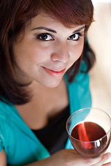 Image showing Happy Wine Taster