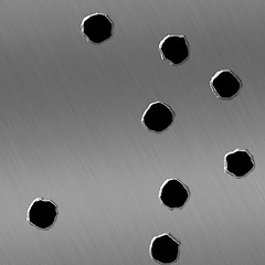 Image showing Bullet Holes
