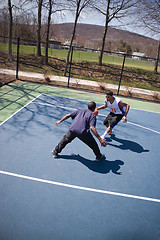 Image showing Guys Playing Basketball