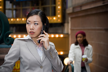 Image showing Business Woman On Her Phone
