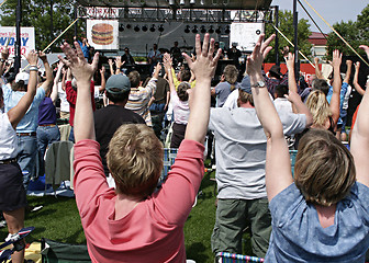 Image showing Festival Audience