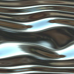 Image showing Shiny Liquid Chrome 