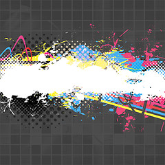 Image showing Paint Splatter Layout