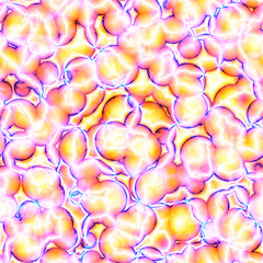 Image showing 3D Glowing Cells